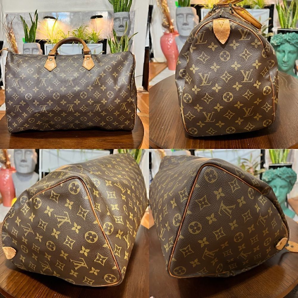 LOUIS VUITTON SPEEDY 40 Vintage February “87 Made in France 100% authentic! gUC - Picture 4 of 12